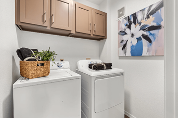 Washer/dryer included